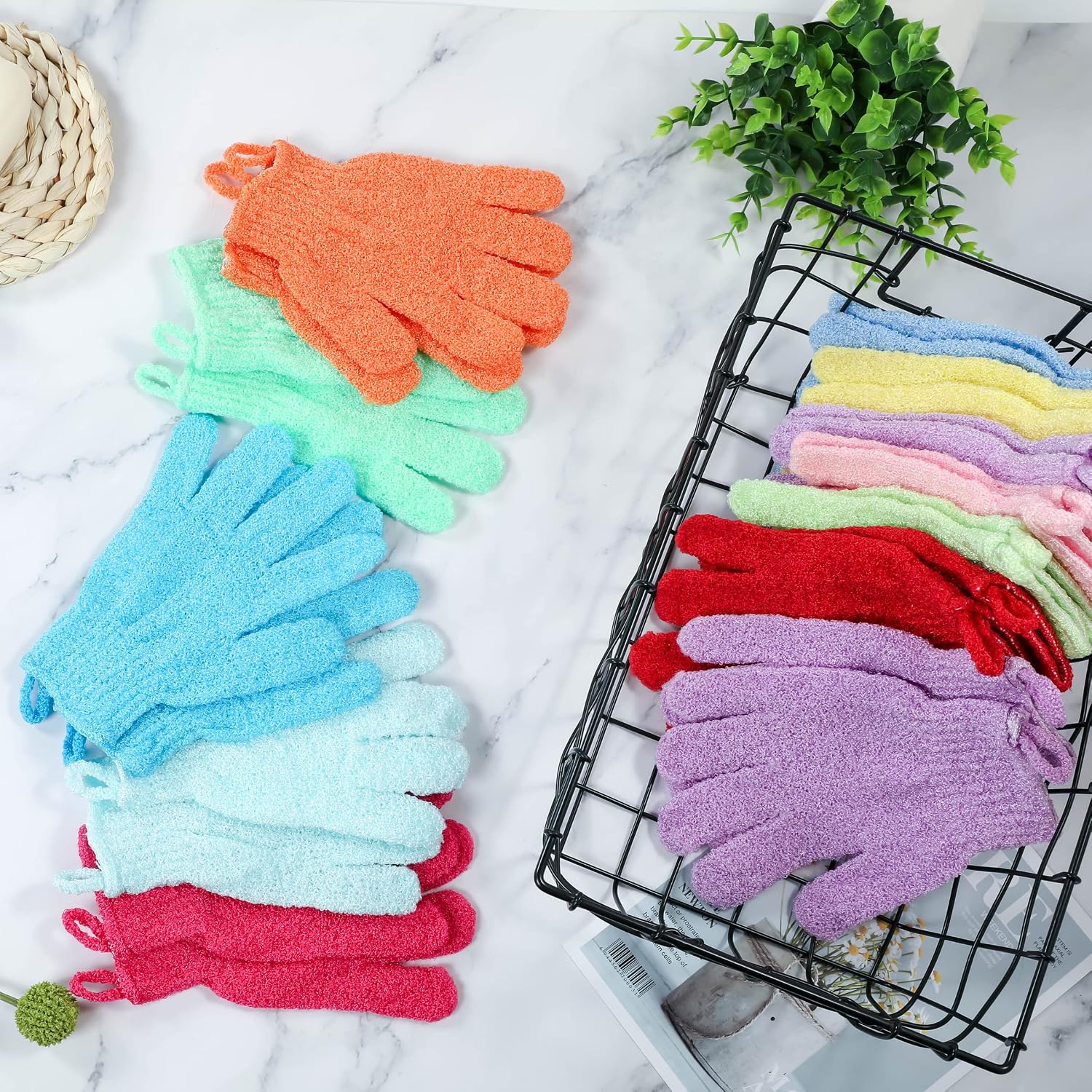 Exfoliating Bath Gloves (1 Pair)
